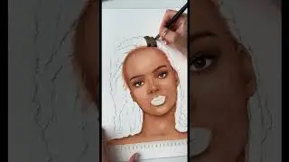 Guess who I was inspired by when I painted it? #howtodraw #fashionillustration #paintingtechniques