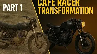 . I Destroyed My Honda 125 to Build a Cafe Racer 😈 (Part 1)