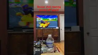 Mario Kart Double Dash - Bowser shell roaming around off guard! 🎮🏎️