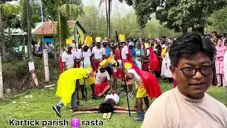 Kartick parish✝️rasta good Friday⛪️✝️#nagpuriboy #✝️Good Friday vlogs video