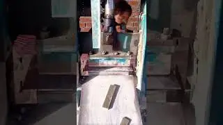 Cutting Stone Slabs Using An Automatic Press Machine For Precise And Uniform Tile Results