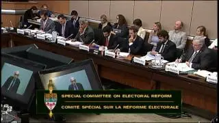 Aug 22 Arend Lijphart presents to Electoral Reform Committee - ERRE
