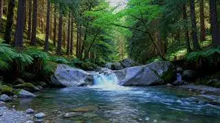 Flowing River Night 🌿 Peaceful Nature Soundscape for Deep Sleep and Serenity #1513