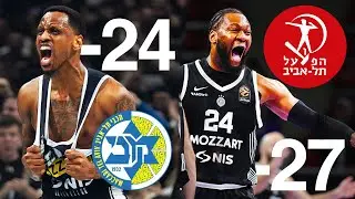 2 BIGGEST COMEBACKS in Partizan EuroLeague HISTORY I -24 vs Maccabi & -27 vs Hapoel