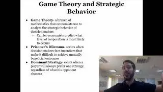 Lesson 18- Oligopolies and Strategic Behavior