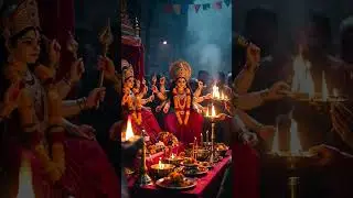 Maa Durga Aarti Cinematic Vibes ✨ Divine Power Awakened Today!