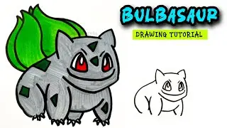 Bulbasaur Drawing With Easy Steps | Pokemon Drawing