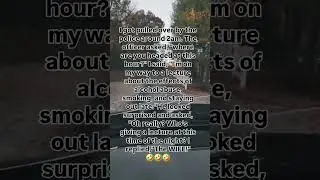 Officer didn't expect THIS answer 🚓 #comedy #policeintercept #viral
