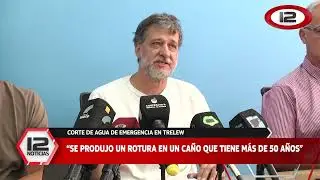 TEMA DEL DÍA I CORTE DE AGUA DE EMERGENCIA EN TRELEW