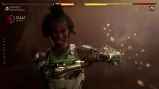 MK11 Jacqui early combos (no augments) with Enhanced Air Blast (EAB), Hyper Knee, & Grenade Launcher