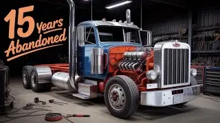 Restoring a Rusted Peterbilt 359 Long Nose Semi Truck Abandoned for 15 Years on an  Ohio Farm