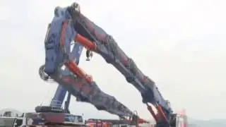 Самый большой кран разрушитель в мире  Мегамашины