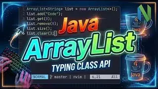 【Vim/ Neo Vim】ArrayList | Java API Classes Typing ASMR【No Talking】