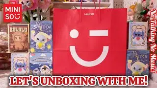 [ASMR] The Cutest MINISO Haul! ✨ Disney Stitch, PenPen & Bululu Blind Box Unboxing 
