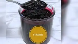 SIMPLE BLACKCURRANT JAM||fixngobbleTv