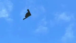 B-2 Spirit Bomber Twin 70mm EDF Jet from Freewing - Maiden Flight from grass.