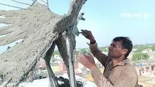 cement Baj Murti step by step. #mukesh #art #gorkh art