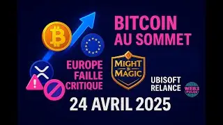 Bitcoin explose &agrave; 93 000 $ &bull; SEC pro-crypto &bull; Ubisoft lance un jeu Web3 Actu du 24 Avril 2025