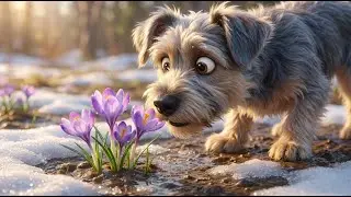 Frosty und der erste Frühling 🌱 Achtsamkeit im Garten