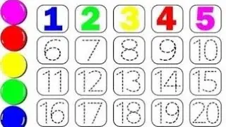 Easy counting 1-100 for toddlers, one two three counting for kids, easy learning educational video