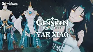 【SanyMuCos】Genshin Impact Yae Miko x Xiao Fan-Fiction Cosplay Costume Plus Size Detail Show