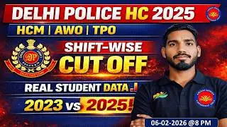 Delhi Police AWO TPO CUT-OFF  2026 | Delhi Police HCM cut-off 2026 | DP Answer Key 2025