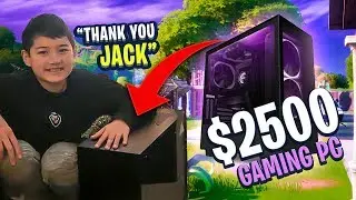 I SENT CONNOR A $2,500 PC!!! HE LOVES IT! (Fortnite: Battle Royale)