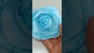 DIY Rose with paper towels #diyrose #diyflower #howtomakeflowers #paperrose #paperflower #papercraft