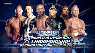 WWE Elimination Chamber 2014 Match Card - Elimination Chamber Match [HD] (V2)