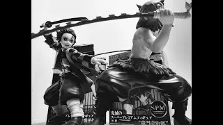 SEGA Demon Slayer: Kimetsu no Yaiba SPM Figure Hashibira Inosuke/ Tanjiro Unboxing and Review