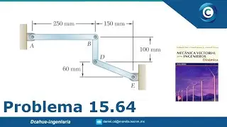 CINEM&Aacute;TICA DE CUERPOS R&Iacute;GIDOS | VELOCIDAD EN EL PLANO |  DIN&Aacute;MICA | BEER | EJERCICIO 15.64
