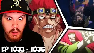 One Piece Episode 1033, 1034, 1035, 1036 Reaction - LUFFY DEFEATED?
