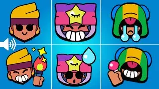 All Legendary Pins & Voice Lines | Brawl Stars