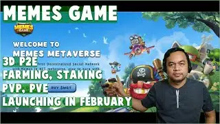 MEMES GAME, Upcoming 3D Play to Earn FARMING, PVE, PVP (Tagalog)