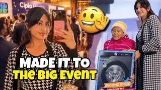 MY FIRST TIME AT A HUGE CORPORATE EVENT 🥳🤩 #alizehjamali 