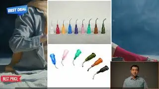 1005002925806774 10pcs Mixed Blunt bended bent dispensing needles angled syringe needle