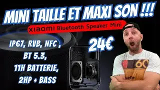 Xiaomi Mini Enceinte Bluetooth Portable, Mini taille et Maxi SON pour 24&euro; !
