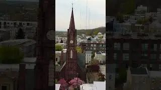 Authentic Catholic Church #shorts #4kfootage #upvision #aerialview