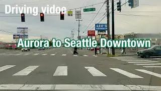 Driver video: Aurora to Seattle Downtown, Denny st  | Washington Us