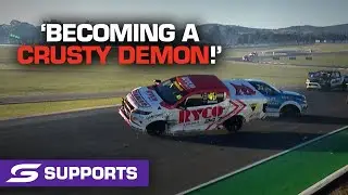 V8 SuperUte nearly FLIPS in high-speed crash - Pizza Hut Winton SuperSprint | Supercars 2022