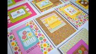 20 Cards with 6x6 Pad Doodlebug Hello Sunshine