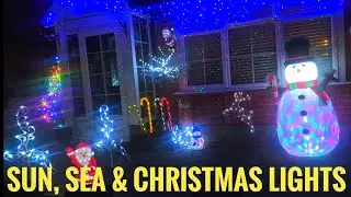 15 Miles of Christmas Magic 🎄✨ | Worthing Beach Walk & Spectacular Lights (New Hike Sunday)