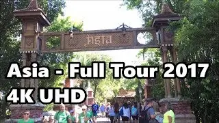 Asia at Disney's Animal Kingdom | Full Tour in 4K | 2017