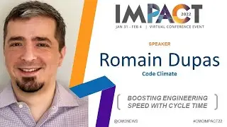 Boosting Engineering Speed with Cycle Time | CMG Impact Keynote
