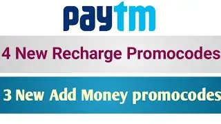 Paytm 4 New Recharge Promo codes | Paytm 3 New Add Money promo codes profit 10₹ from each account |