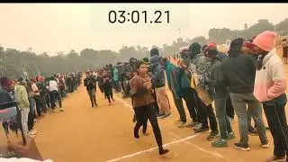 Girls 1000 m running trail bihar police