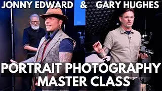Portrait Photography Master Class | Same Model Different Approaches with Jonny Edward & Gary Hughes