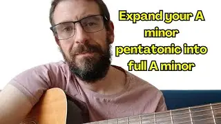 A Natural Minor Scale Guitar Lesson | Go Beyond Pentatonic for Emotional Solos (Beginner Friendly)