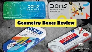 Geomiti, Dommy, Academia, Accumate, X1Geo & Geommy Geometry Box| Review & Unboxing
