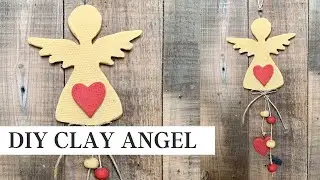 DIY Clay Angel | Air dry clay creations | diy home decor